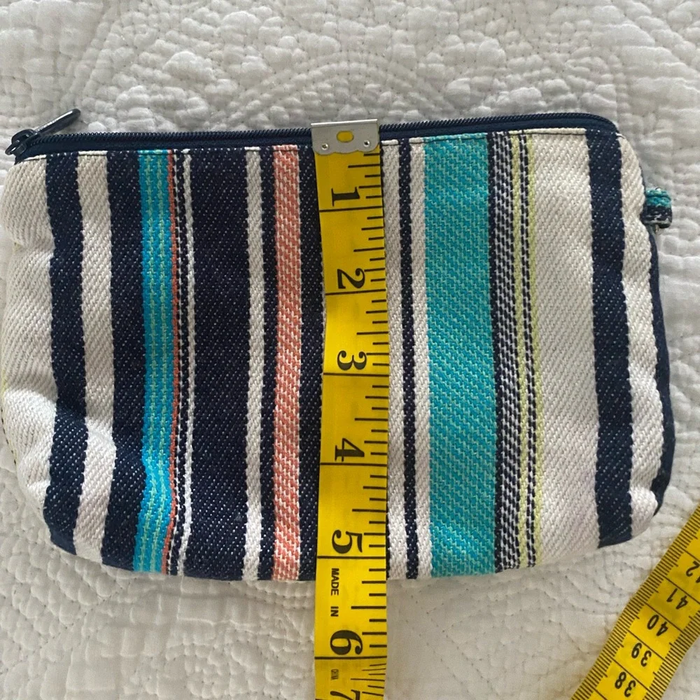 Thirty One Striped Mini Pouch - Picture 3 of 5